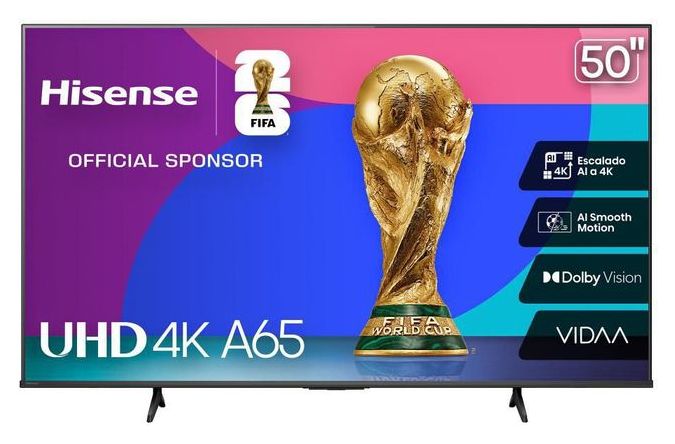 Televisión Hisense 50 pulgadas 50A6NV