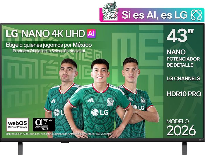 Televisión LG 43 pulgadas 43NU850