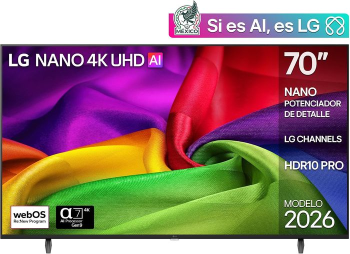 Televisión LG 70 pulgadas 70NU850